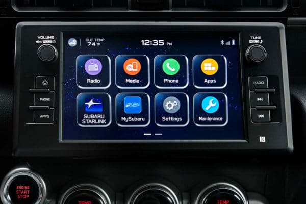 2022 Subaru BRZ - SUBARU STARLINK® Multimedia with standard Apple CarPlay® and Android Auto™ integration, SiriusXM®